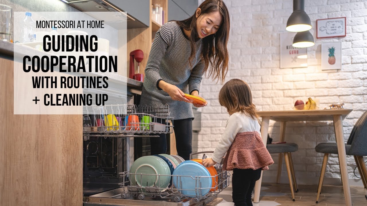 Guiding Cooperation with Routines and Cleaning Up at Home: Montessori Parenting Tips by Hapa Family