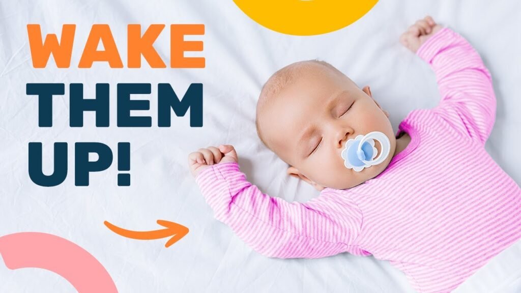 Waking a sleeping baby can promote better sleep at night