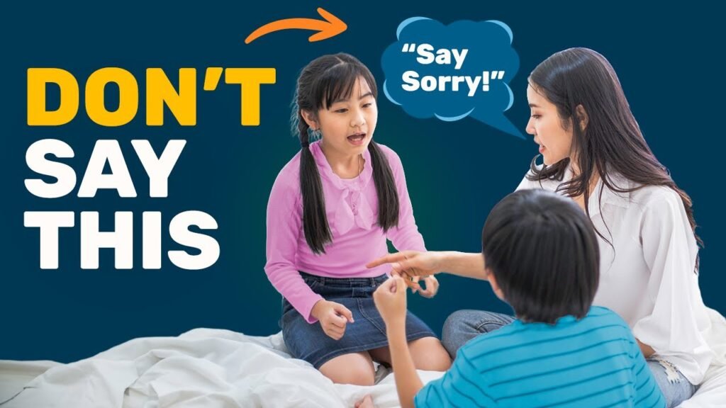 Why Forcing a Child to Say Sorry May not be Effective