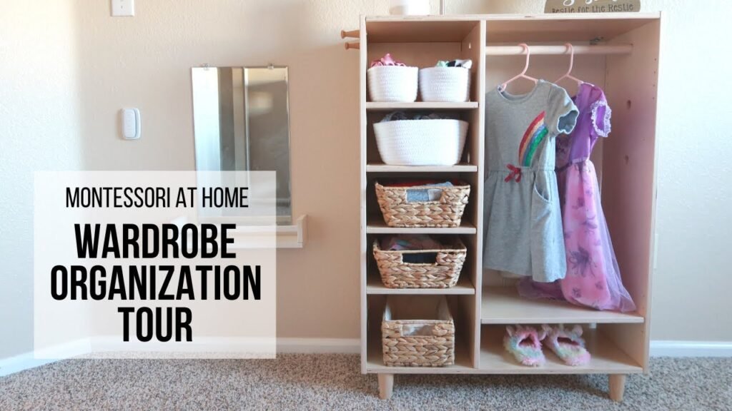 Montessori Wardrobe Organization TOUR video by Hapa Family