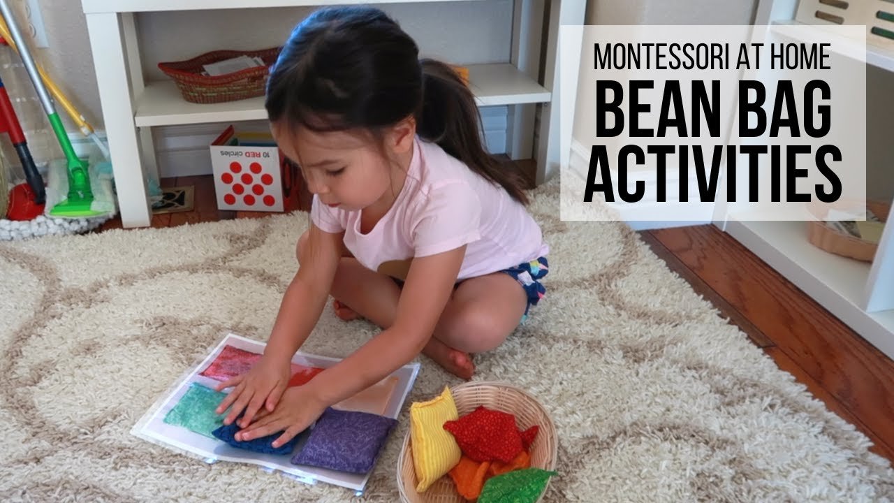 Montessori Bean Bag Activities for Tactile Sensory Exploration