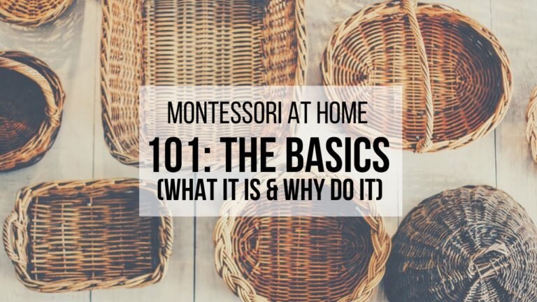 Montessori principles can be incorporated at home with children for ...