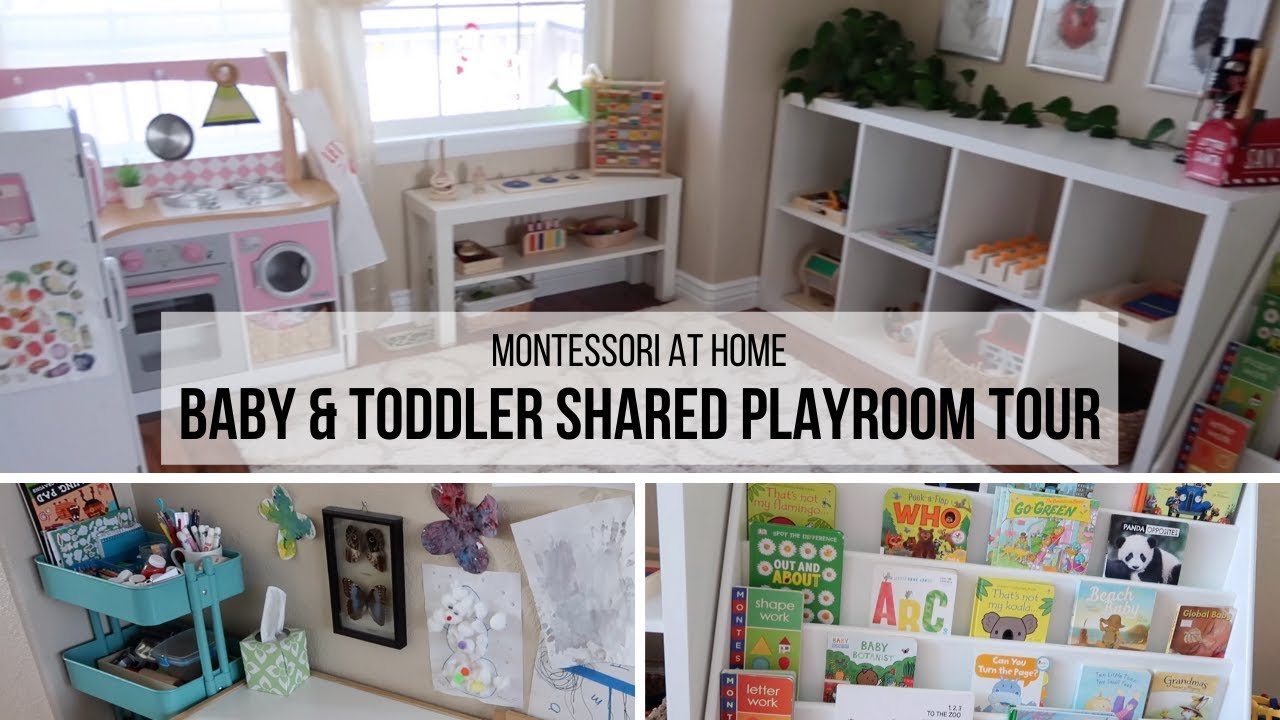 Montessori Playroom Tour for Toddler and Baby