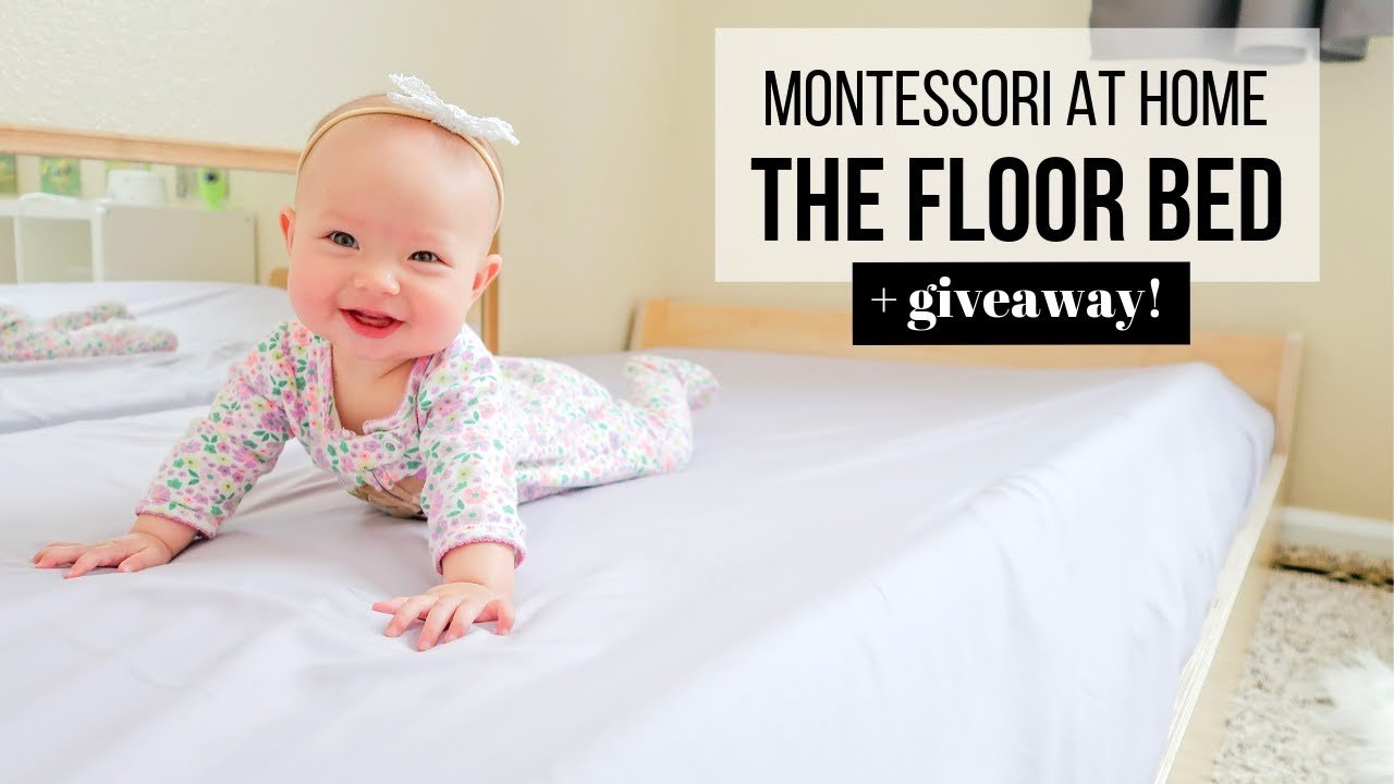 benefits of using a montessori floor bed for babies and toddlers