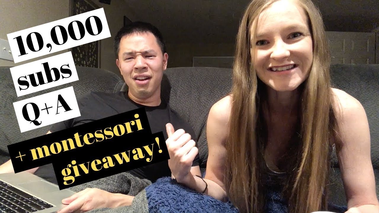 montessori giveaway 10000 subs qa video by hapa family