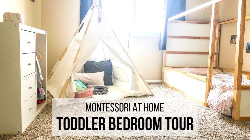 Simple design ideas for setting up a Montessori bedroom for toddlers
