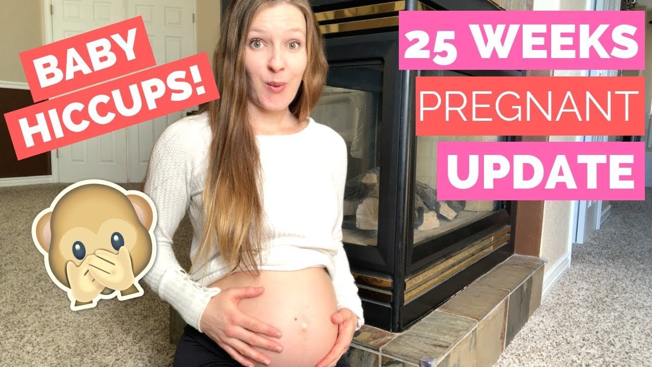 25 week pregnancy update feeling baby hiccups