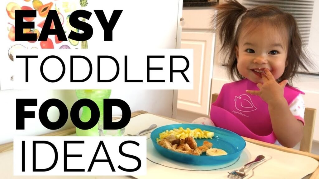EASY TODDLER FOOD IDEAS!